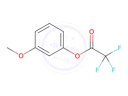 Chemical structure of Trifluoroacetic acid 3-methoxyphenyl ester
