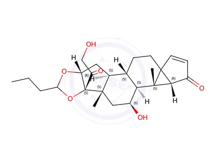 Chemical structure of Budesonide Impurity 75