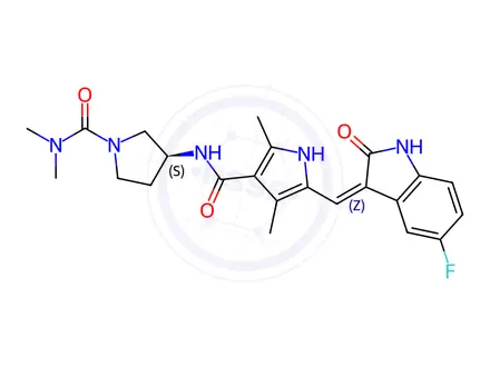 Chemical structure of Vorolanib Certified Reference Standard