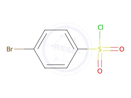 Chemical structure of 4-BROMOBENZENE-1-SULFONYL CHLORIDE