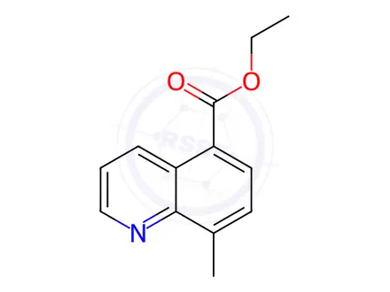 Chemical structure of Ethyl 8-methylquinoline-5-carboxylate