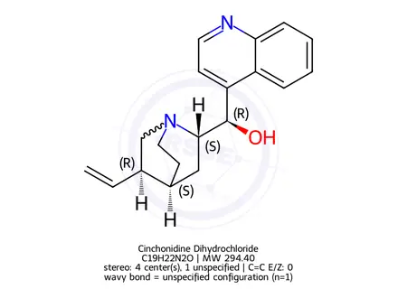 Chemical structure of Cinchonidine