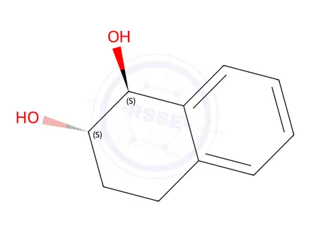 Chemical structure of (1S,2S)-trans-1,2,3,4-Tetrahydro-1,2-naphthalenediol