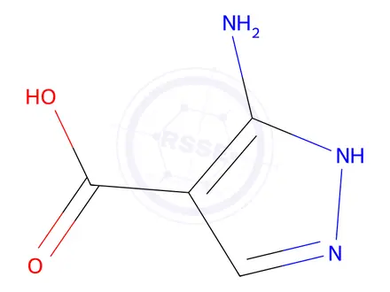 Chemical structure of 3-Amino-1H-pyrazole-4-carboxylic Acid