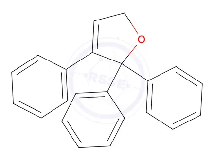 Chemical structure of 2,2,3-Triphenyl-2,5-dihydrofuran