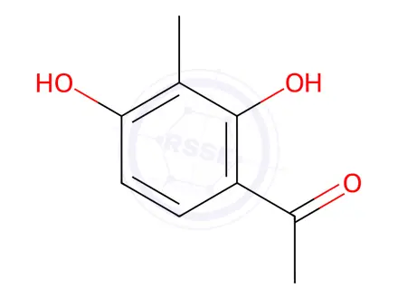 Chemical structure of 2',4'-Dihydroxy-3'-methylacetophenone