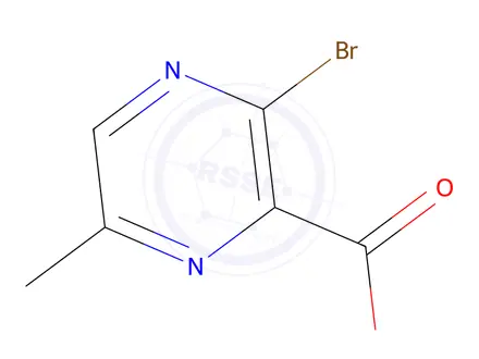 Chemical structure of 3-Bromo-6-methylpyrazine-2-carboxylic acid