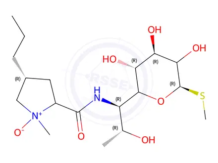 Chemical structure of Lincomycin N-Oxide Impurity
