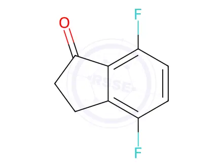 Chemical structure of 4,7-DIFLUOROINDAN-1-ONE