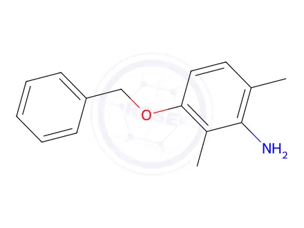 Chemical structure of 2,6-Dimethyl-3-(phenylmethoxy)-aniline
