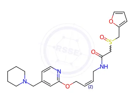 Chemical structure of Lafutidine