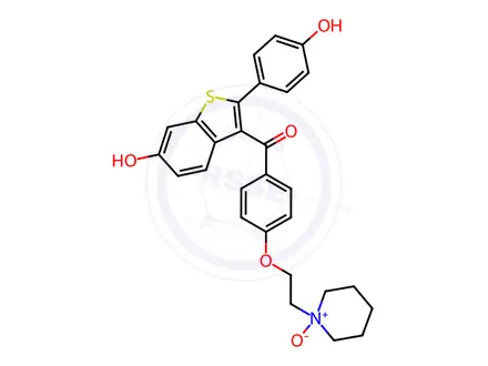 Chemical structure of Raloxifene N-Oxide