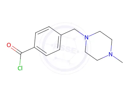 Chemical structure of 4-(4-Methylpiperazin-1-ylmethyl)benzoylchloride