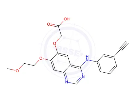 Chemical structure of Erlotinib Metabolite M11