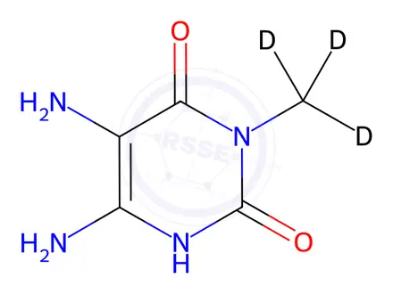 Chemical structure of Uracil Impurity 89-d3