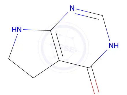 Chemical structure of 6,7-Dihydro-3H-pyrrolo[2,3-d]pyrimidin-4(5H)-one