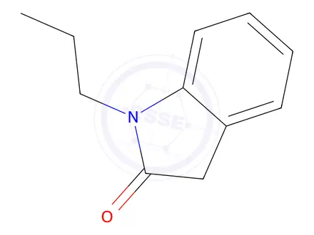 Chemical structure of 1-Propylindolin-2-one