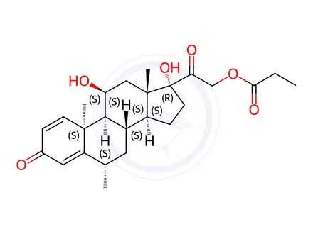 Chemical structure of Methylprednisolone 21-Propionate