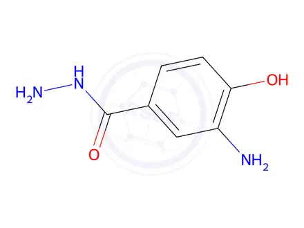 Chemical structure of 3-Amino-4-hydroxybenzohydrazide