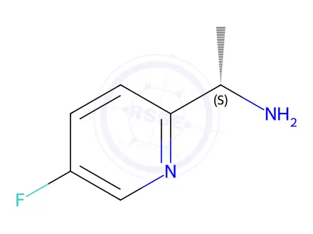 Chemical structure of (S)-1-(5-Fluoropyridin-2-yl)ethanamine