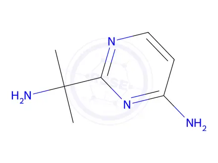 Chemical structure of 2-(2-Aminopropan-2-yl)pyrimidin-4-amine