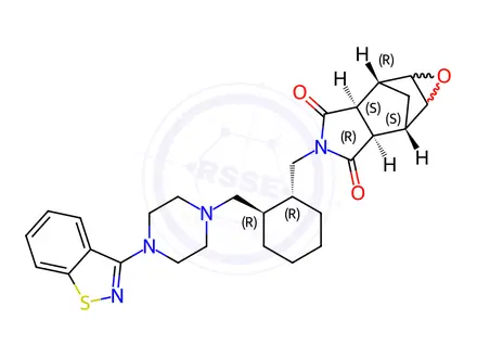 Chemical structure of Lurasidone-2H-oxireno
