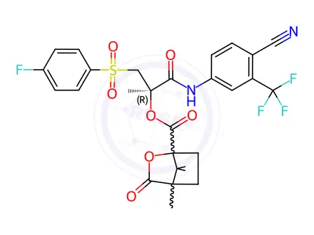 Chemical structure of Bicalutamide Impurity 78