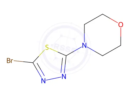 Chemical structure of 4-(5-Bromo[1,3,4]thiadiazol-2-yl)morpholine