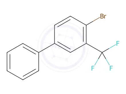 Chemical structure of 4-Bromo-3-(trifluoromethyl)-1,1'-biphenyl