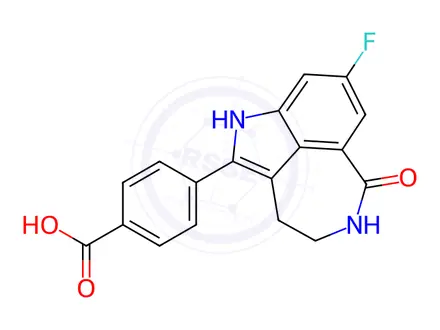 Chemical structure of Rucaparib Carboxylic Acid