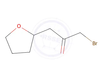 Chemical structure of 1-bromo-3-(oxolan-2-yl)propan-2-one