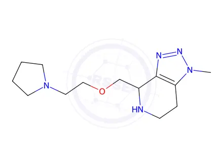 Chemical structure of 1-Methyl-4-((2-(pyrrolidin-1-yl)ethoxy)methyl)-4,5,6,7-tetrahydro-1H-[1,2,3]triazolo[4,5-c]pyridine
