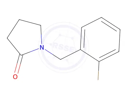 Chemical structure of 1-[(2-Bromophenyl)methyl]pyrrolidin-2-one