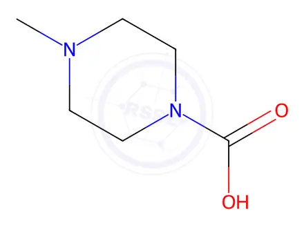 Chemical structure of 4-Methylpiperazine-1-Carboxylic Acid