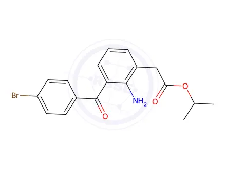 Chemical structure of Bromfenac Isopropyl Ester
