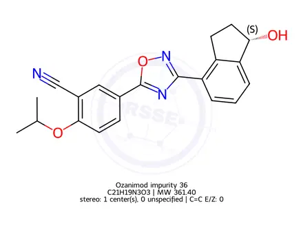 Chemical structure of Ozanimod impurity 36