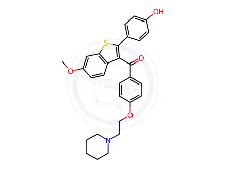 Chemical structure of Raloxifene Impurity 13