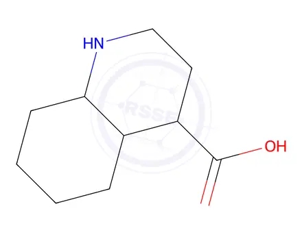 Chemical structure of Decahydroquinoline-4-carboxylic acid