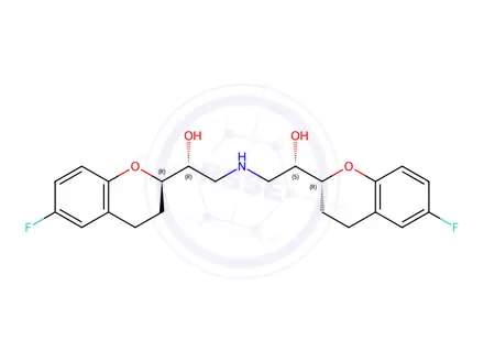 Chemical structure of Nebivolol Impurity 12 (Nebivolol EP Impurity D)