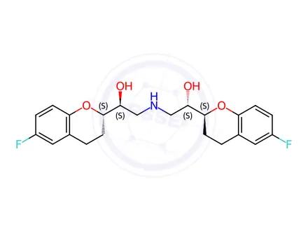 Chemical structure of Nebivolol Impurity 10 Monomer