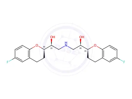 Chemical structure of (R,S,R,S)-Nebivolol