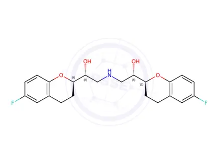Chemical structure of (R,R,S,S)-Nebivolol