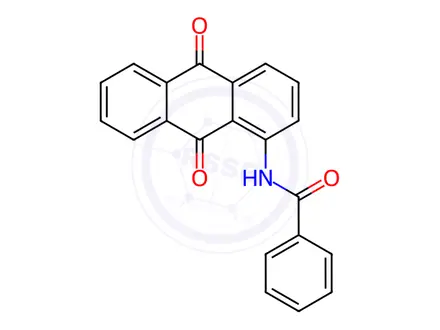 Chemical structure of N-(9,10-dioxo-1-anthryl)benzamide