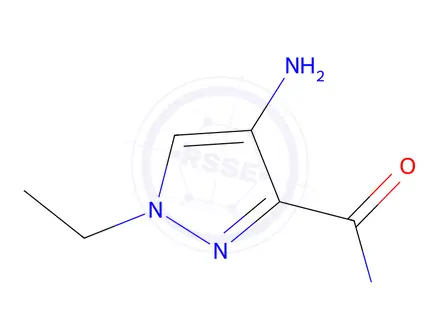 Chemical structure of 4-amino-1-ethyl-1H-pyrazole-3-carboxamide