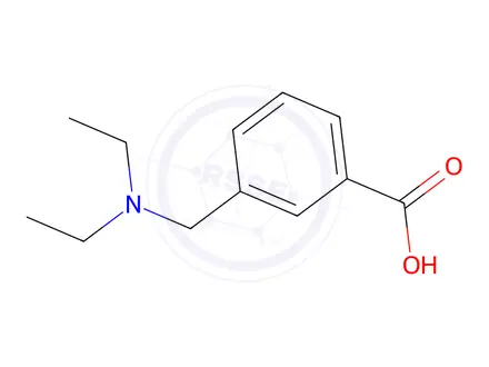 Chemical structure of 3-((Diethylamino)methyl)benzoic acid