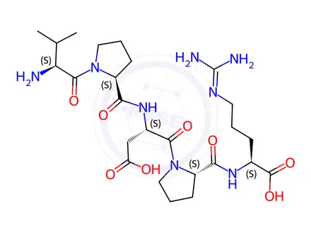 Chemical structure of Enterostatin (rat)