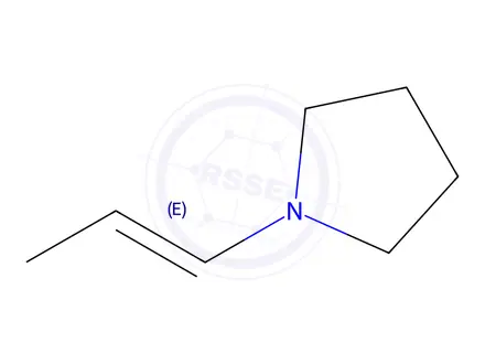 Chemical structure of (E)-1-(prop-1-enyl)pyrrolidine