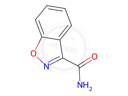 Chemical structure of 1,2-Benzisoxazole-3-carboxamide