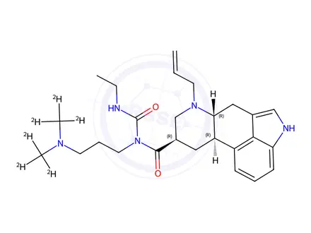 Chemical structure of Cabergoline D6