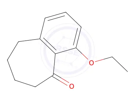 Chemical structure of 5H-Benzocyclohepten-5-one,4-ethoxy-6,7,8,9-tetrahydro-(9CI)